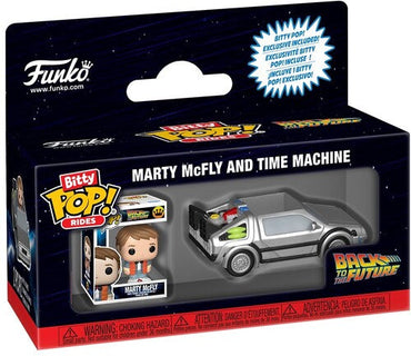 Funko Bitty POP! Rides: Back to the Future Marty McFly and Time Machine (ONLINE ORDER ONLY)