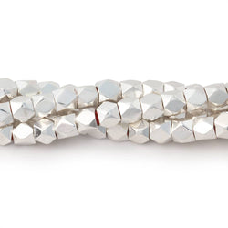 4mm Hand Polished Faceted Nugget Beads 8 inch 45 pieces (ONLINE ORDER ONLY)