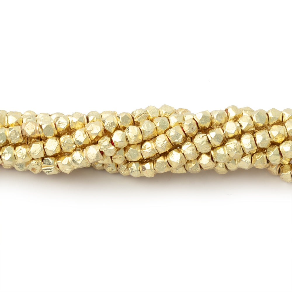 2.5mm Hand Cut Faceted Nugget Beads (ONLINE ORDER ONLY)