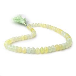 8-10mm Prehnite Faceted Rondelle Beads 16 inch 67 pieces (ONLINE ORDER ONLY)