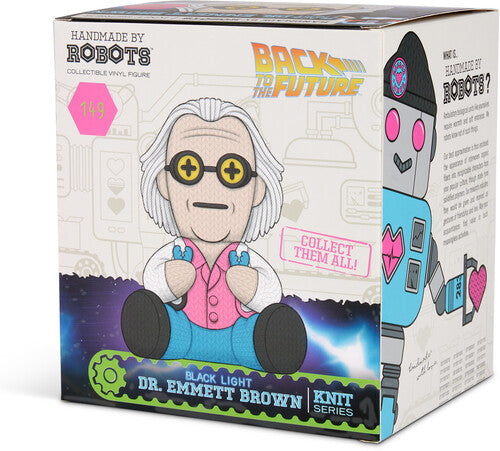 Back to the Future Dr. Emmett Brown with Jumper Cables Collectible Vinyl Figure (Limited Edition Blacklight / Fan Expo Convention Exclusive) - #149 (ONLINE ORDER ONLY)