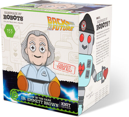 Back to the Future Dr. Emmett Brown Collectible Vinyl Figure (Limited Edition Glow in the Dark / Geek Fuel Numbered Exclusive) - #153 (ONLINE ORDER ONLY)