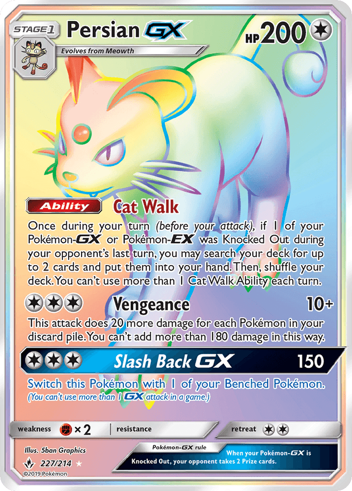 Persian GX (227/214) [Sun & Moon: Unbroken Bonds] (Online Only)
