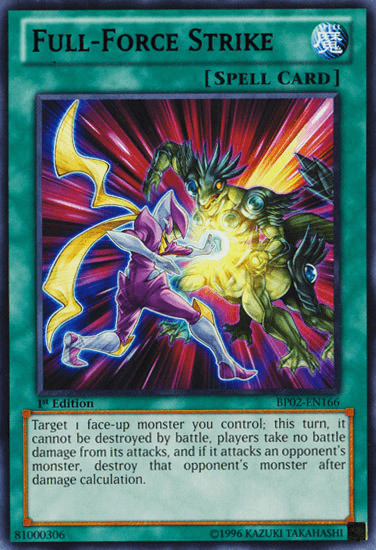 Full-Force Strike [BP02-EN166] Mosaic Rare (ONLINE ORDER ONLY)