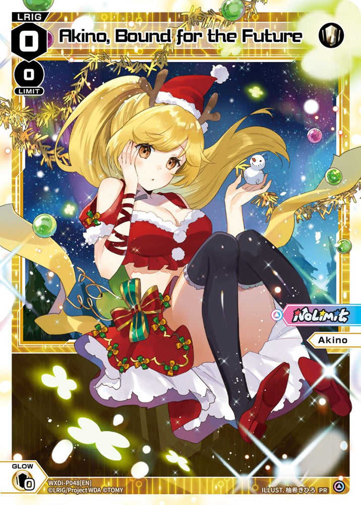 Akino, Bound for the Future (Christmas) (WXDi-P048) [Promo Cards]