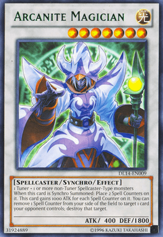 Arcanite Magician (Green) [DL14-EN009] Rare (ONLINE ORDER ONLY)