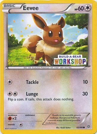 Eevee (63/98) (Build A Bear Workshop Exclusive) [XY: Ancient Origins] (Online Only)
