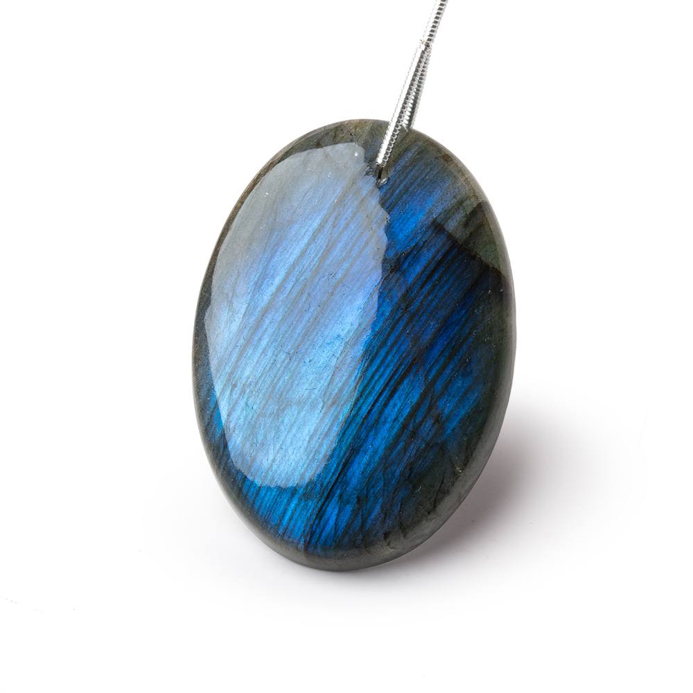 43x30x7.5mm Labradorite Plain Oval Pendant 1 AAA Focal (ONLINE ORDER ONLY)