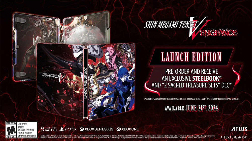 Shin Megami Tensei V: Vengeance - Steelbook Launch Edition (PlayStation 5) (ONLINE ORDER ONLY)