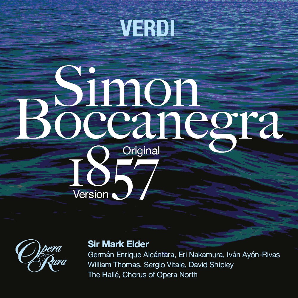 Verdi: Simon Boccanegra (Original 1857 Version) [CD]