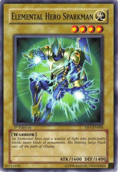 Elemental Hero Sparkman [DP1-EN004] Common (ONLINE ORDER ONLY)