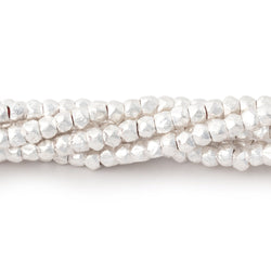 3mm Brushed Hand Cut Faceted Nugget Beads (ONLINE ORDER ONLY)