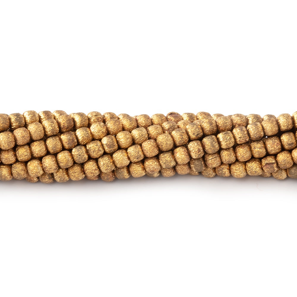 2mm Brushed Round Beads (ONLINE ORDER ONLY)