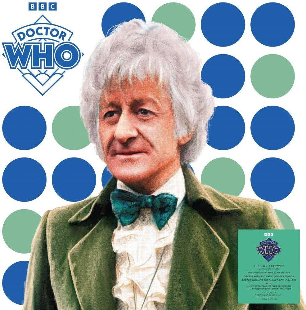 Jon Pertwee Collection (4 LP Box) [Colored Vinyl, Blue and Green]