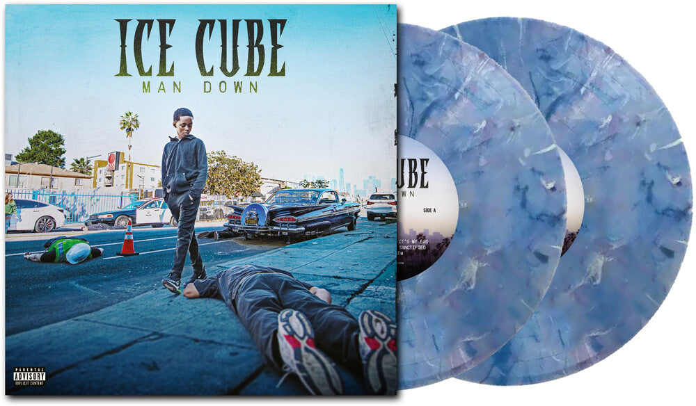 Man Down - Ltd Deluxe Blue & White Marble Vinyl [LP]
