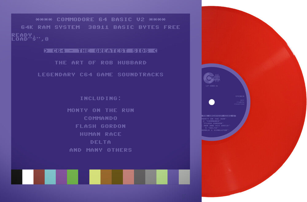 C64 Greatest Sids: The Art Of Rob Hubbard - Limited To 100 Handnumbered Edition (Red Vinyl) [LP]