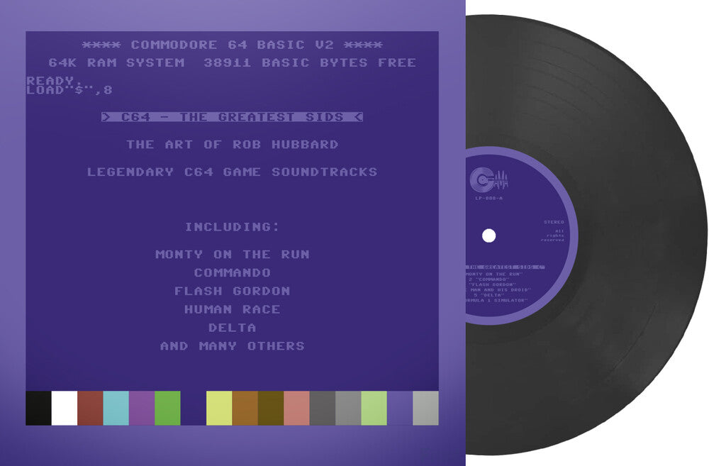 C64 Greatest Sids: Art Of Rob Hubbard - Dark Grey [LP]