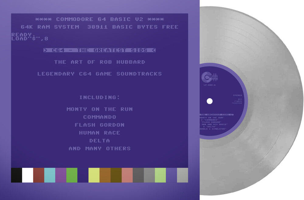 C64 Greatest Sids: Art Of Rob Hubbard - Light Grey [LP]