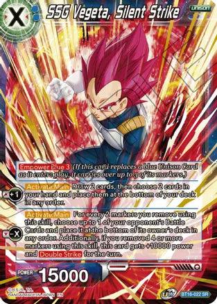 SSG Vegeta, Silent Strike (BT16-022) [Realm of the Gods] (ONLINE ORDER ONLY)