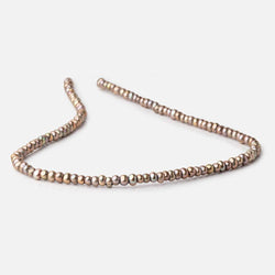 5mm Khaki Green 2.5mm Large Hole Off Round Pearls 15 inch 115 Beads (ONLINE ORDER ONLY)