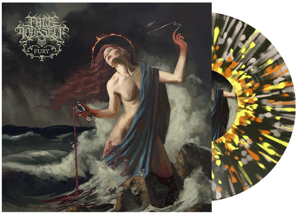 Fury [Black Ice w/ Orange + Yellow + Bone Splatter Colored Vinyl]