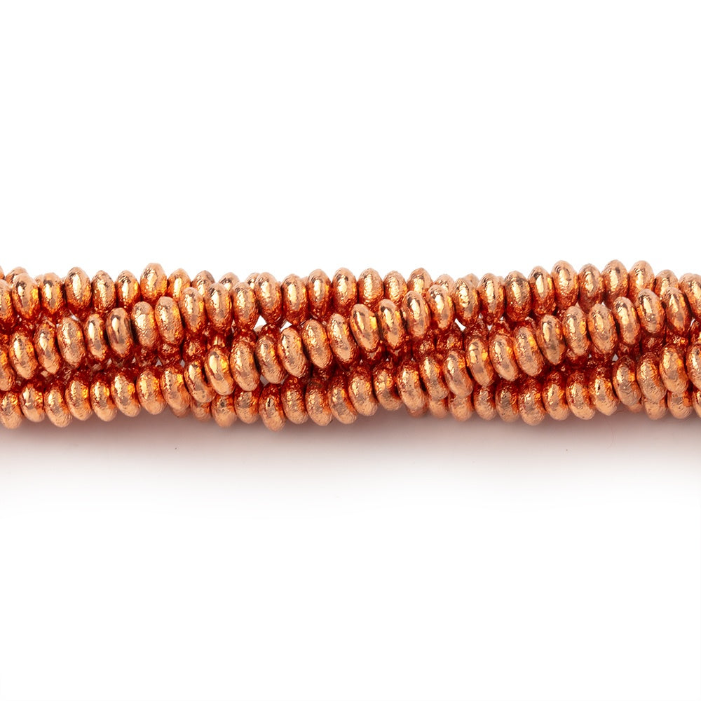 3mm Brushed Disc Beads (ONLINE ORDER ONLY)