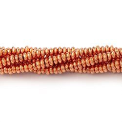 3mm Brushed Disc Beads (ONLINE ORDER ONLY)