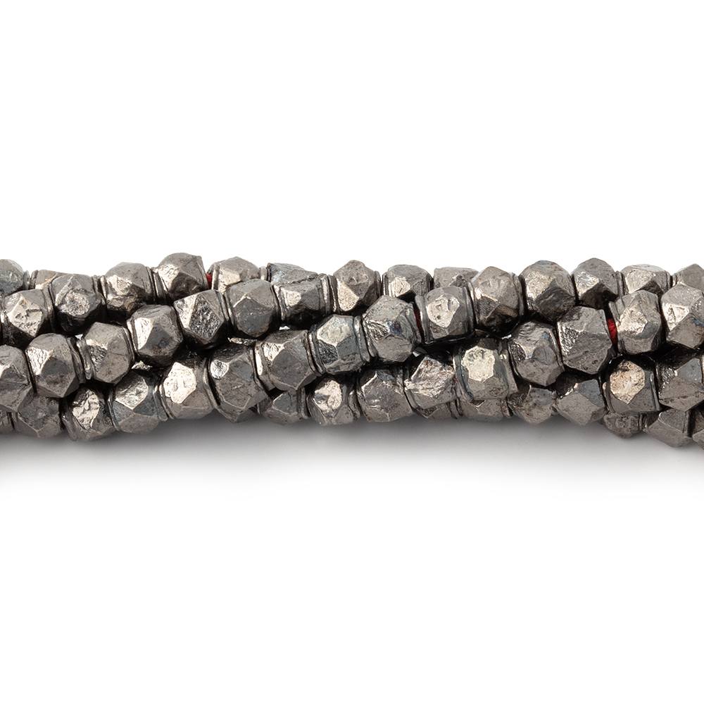 3.5mm Hand Cut Faceted Nugget Beads 8 inch 57 pieces (ONLINE ORDER ONLY)