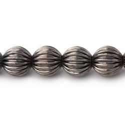 9mm Corrugated Round Beads (ONLINE ORDER ONLY)