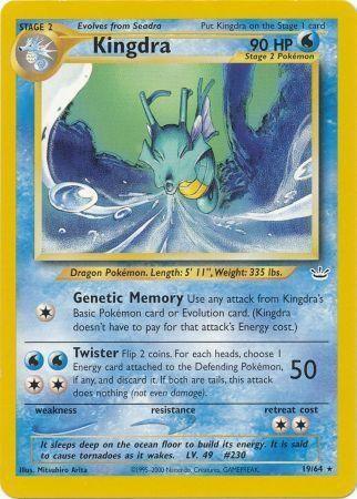 Kingdra (19/64) [Neo Revelation Unlimited] (Online Only)