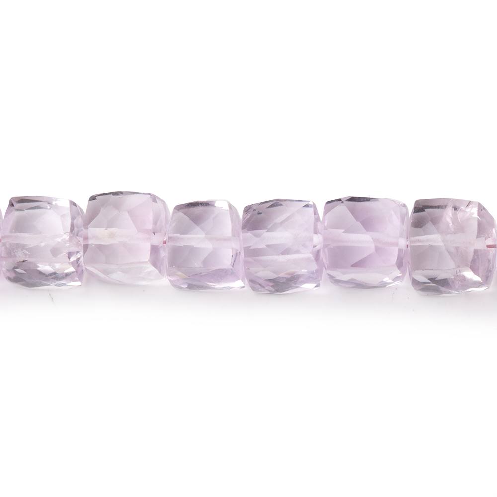 6-7mm Pink Amethyst Faceted Cube Beads 8 inch 30 pieces (ONLINE ORDER ONLY)