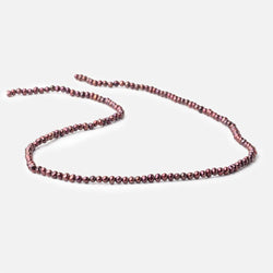 3x2mm Raspberry Side Drilled Off Round Freshwater Pearls 15.5 inch 150 pieces (ONLINE ORDER ONLY)