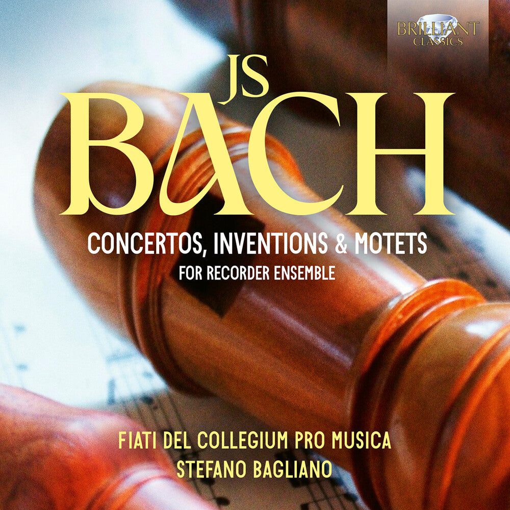 J.S. Bach: Cons Inventions & Motets For Recorder [CD]