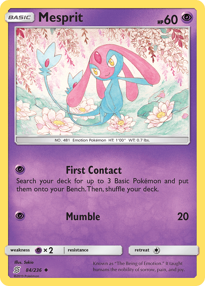 Mesprit (84/236) [Sun & Moon: Unified Minds] (Online Only)