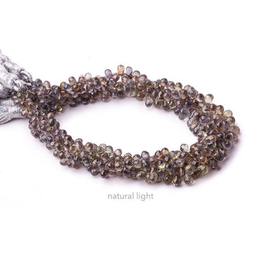 4x3mm Color Change Sapphire Faceted Tear Drop Beads 8 inch 155 pieces (ONLINE ORDER ONLY)