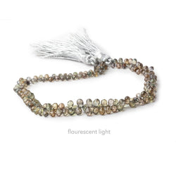 4x3mm Color Change Sapphire Faceted Tear Drop Beads 8 inch 155 pieces (ONLINE ORDER ONLY)