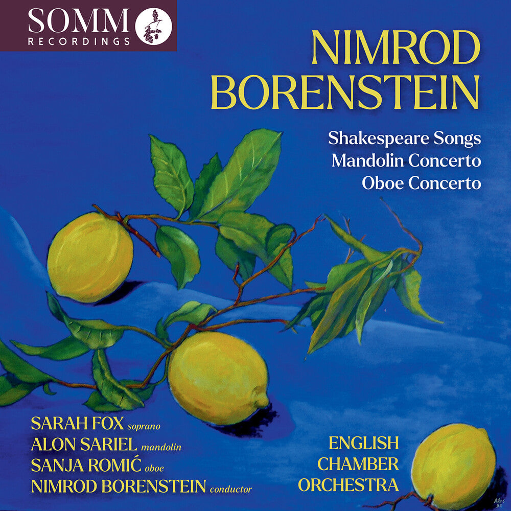 Nimrod Borenstein: Con For Mandolin & Orch: [CD]