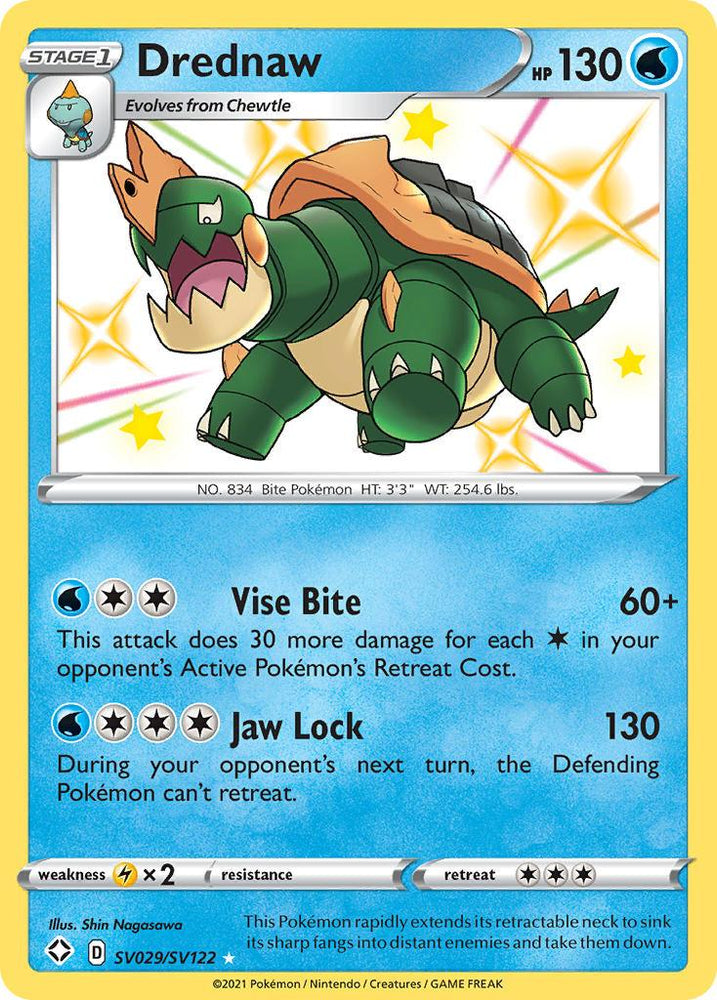 Drednaw (SV029/SV122) [Sword & Shield: Shining Fates] (Online Only)