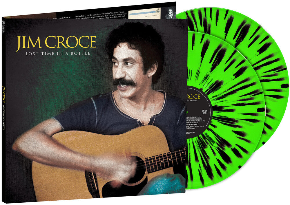 Lost Time In A Bottle [Lime Green/Black Splatter]