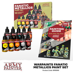 Army Painter Warpaints Fanatic: Metallics Paint Set (ONLINE ORDER ONLY)