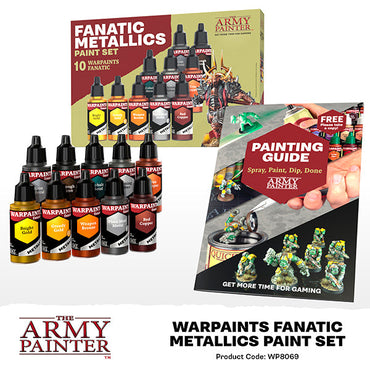 Army Painter Warpaints Fanatic: Metallics Paint Set (ONLINE ORDER ONLY)