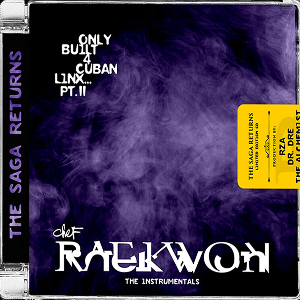 Only Built 4 Cuban Linx... Pt. II - THE INSTRUMENTALS, Shaolin Noir Edition (Black 2LP) [CD]