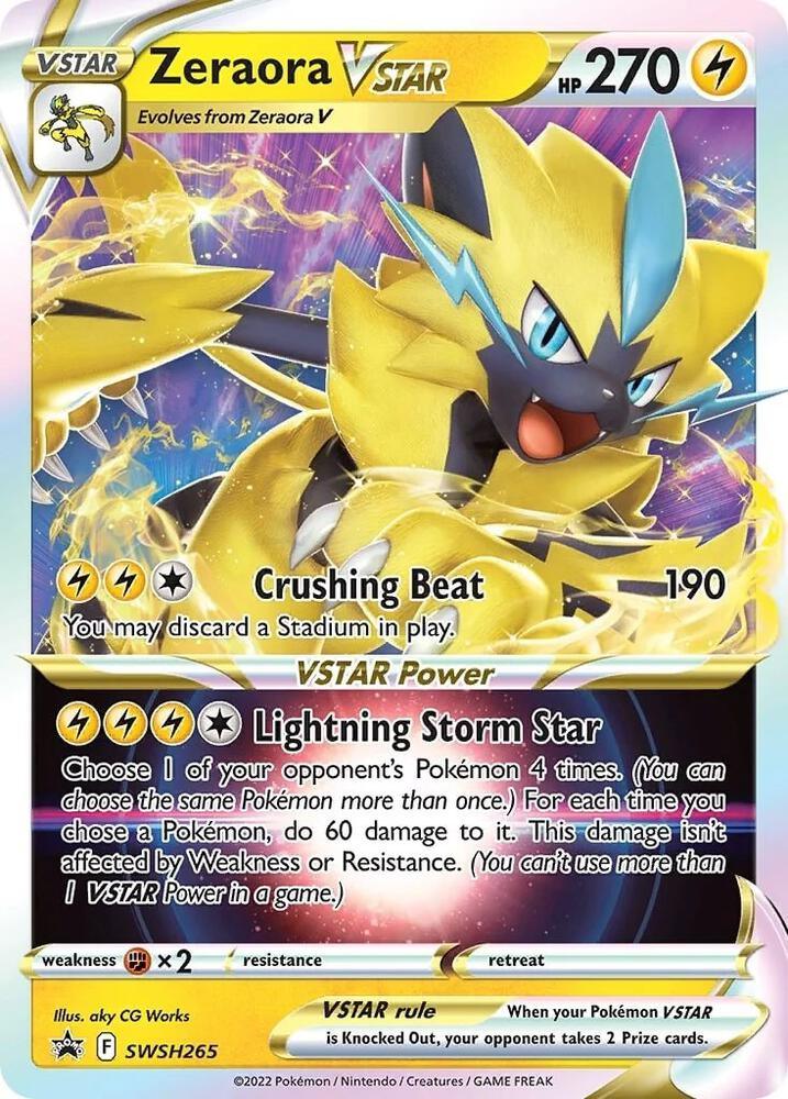 Zeraora VSTAR (SWSH265) [Sword & Shield: Black Star Promos] (Online Only)