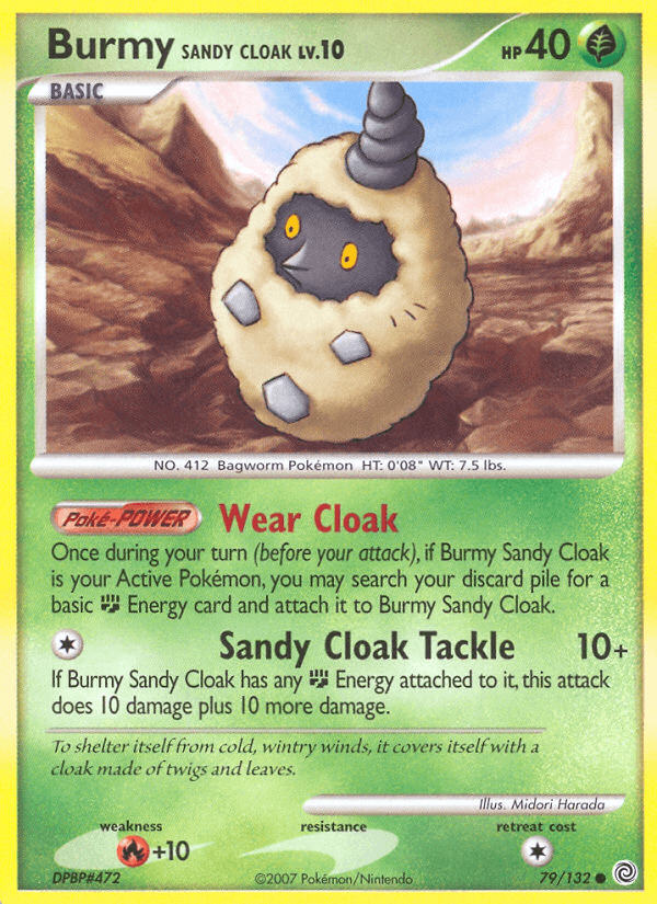 Burmy Sandy Cloak (79/132) [Diamond & Pearl: Secret Wonders] (Online Only)