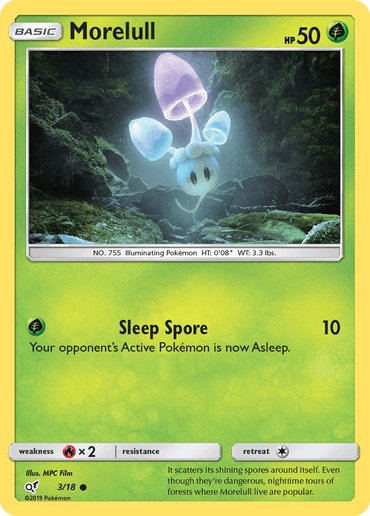 Morelull (3/18) [Sun & Moon: Detective Pikachu] (Online Only)