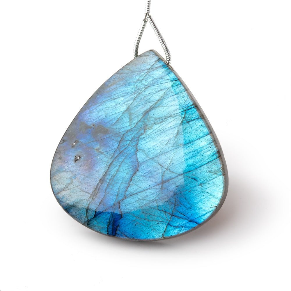 44x41x7.5mm Labradorite Plain Heart Pendant 1 AAA Focal (ONLINE ORDER ONLY)