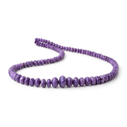 4.5-12mm Charoite Faceted Rondelle Beads 18 inch 96 pieces AAA (ONLINE ORDER ONLY)