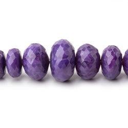 4.5-12mm Charoite Faceted Rondelle Beads 18 inch 96 pieces AAA (ONLINE ORDER ONLY)