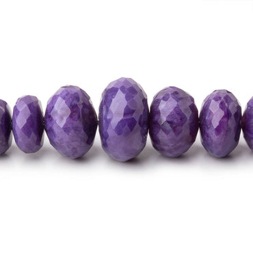 4.5-12mm Charoite Faceted Rondelle Beads 18 inch 96 pieces AAA (ONLINE ORDER ONLY)