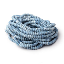 4.5-5.5mm Owyhee Blue Opal Faceted Rondelle Beads 16 inch 124 pieces (ONLINE ORDER ONLY)
